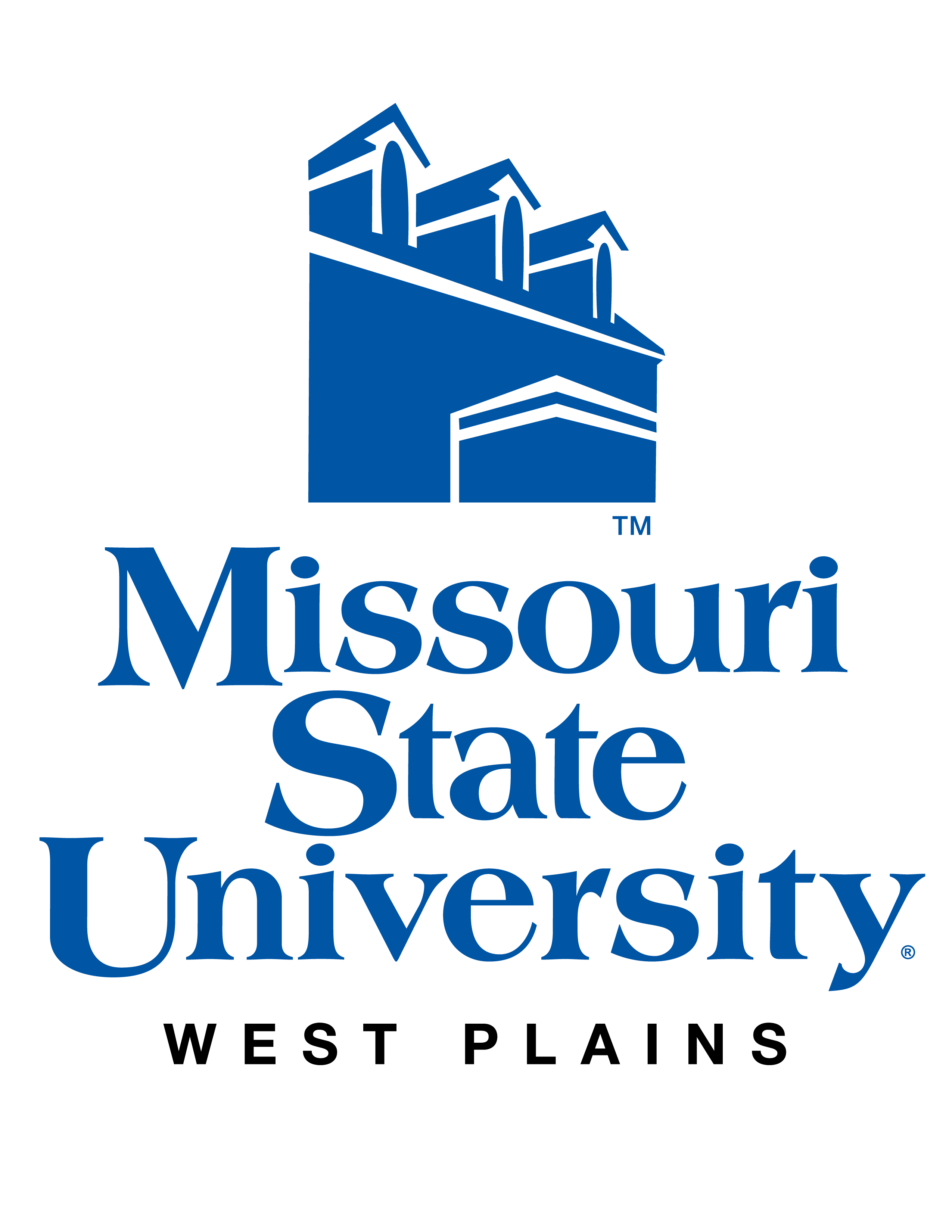 System Stacked West Plains Wordmark with University