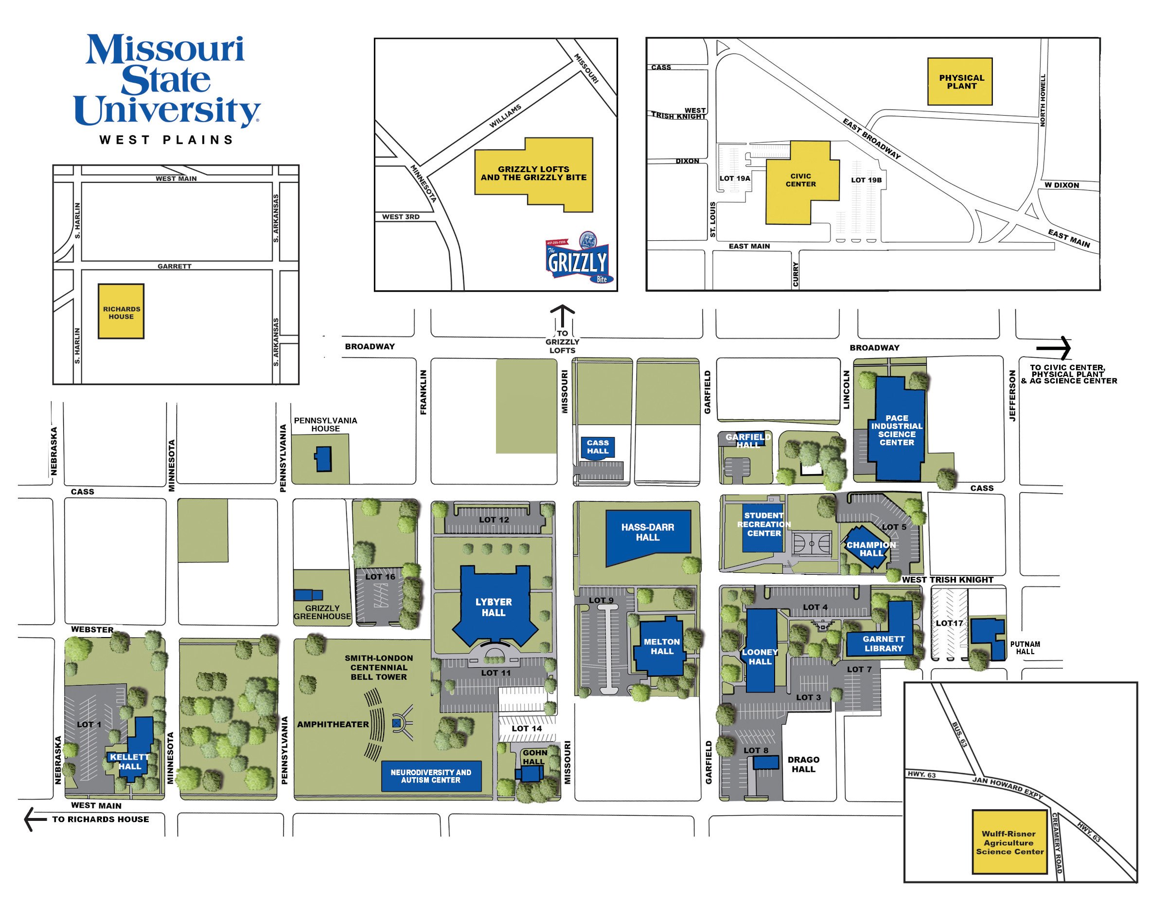 MSU-West Plains Campus Map